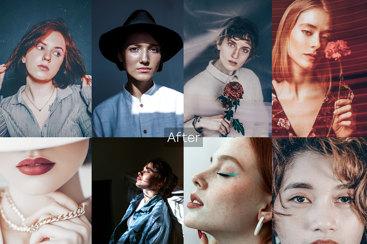 13 Moody Portrait Lightroom Presets, a Preset Add-On by RamsaGraphi (Photo 3 of 9)