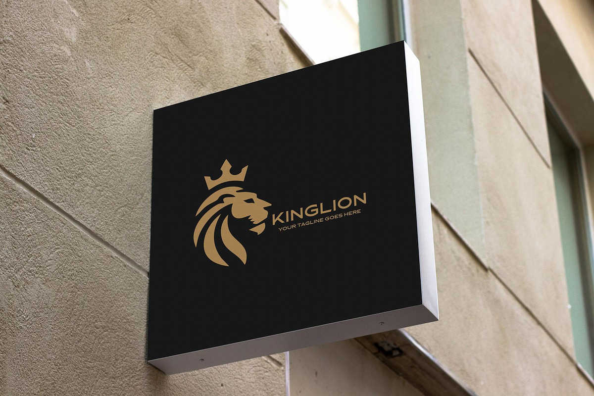 Royal King Lion Logo Design, a Branding & Logo Template by YUDesignStore (Photo 3 of 10)