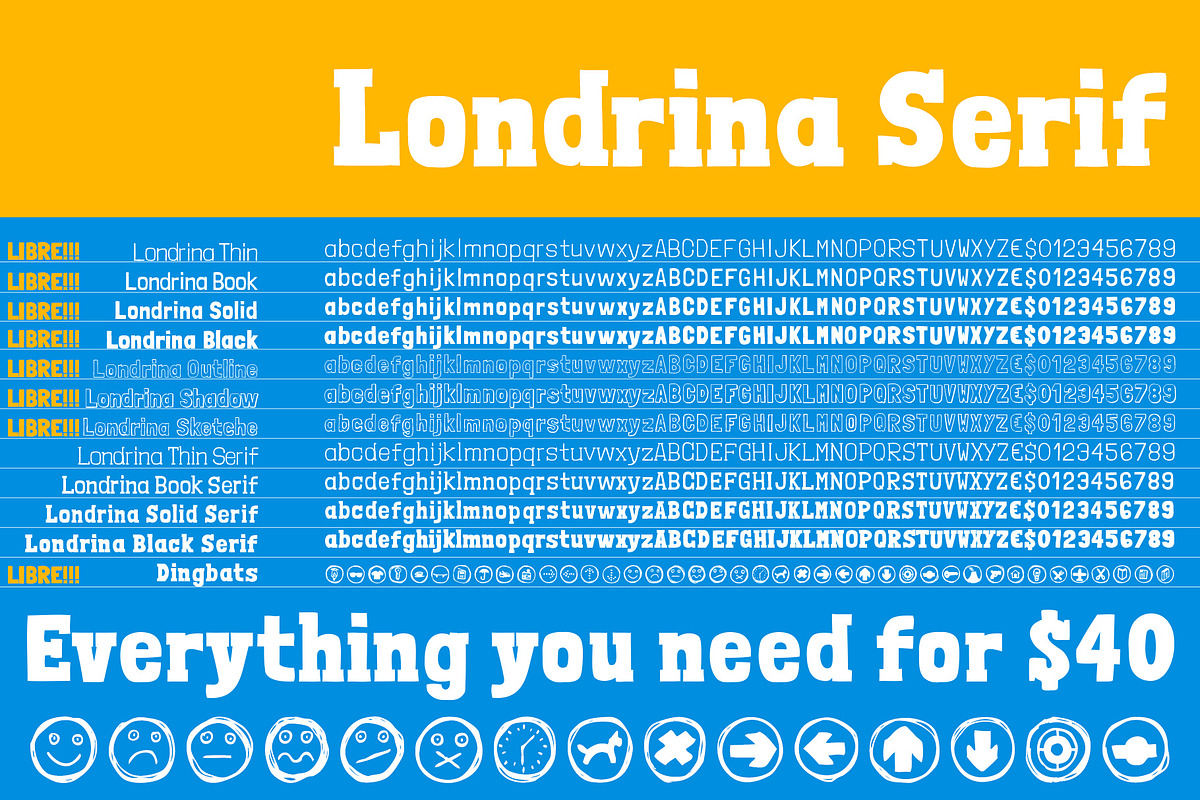 Londrina Serif preview 3
