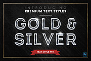 Gold & Silver #2 - 20 Text Styles, a Layer Style Add-On by Jonas Stensgaard (Thumbnail 11 of 23)