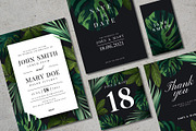 Tropical Wedding Invitation Suite, an Invitation Template by Vynetta (Thumbnail 3 of 5)