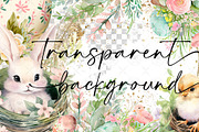 Easter Spring Clipart Watercolor, an Illustration by BigCakeBee (Thumbnail 2 of 4)