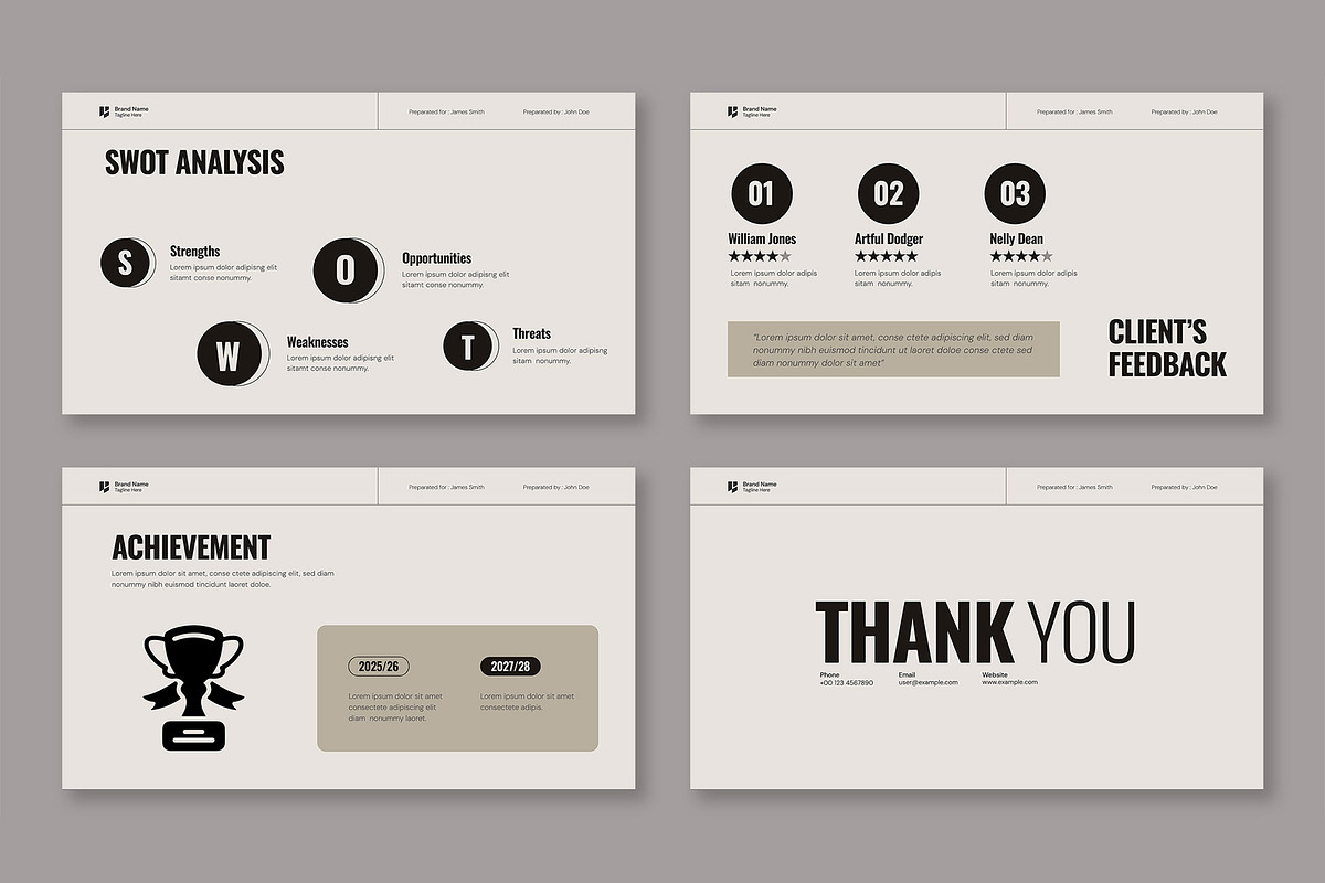 Modern And Creative Brand Strategy, a Presentation Template by Mighty-Slide (Photo 5 of 5)