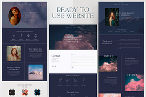 Mystic Website Squarespace Template