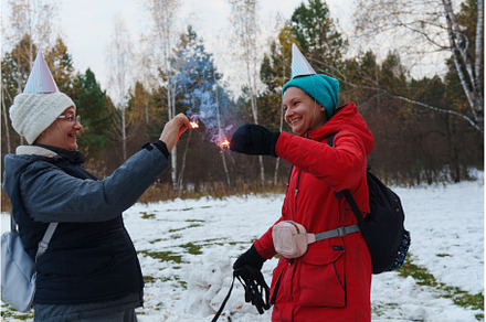 Celebrating winter joy with