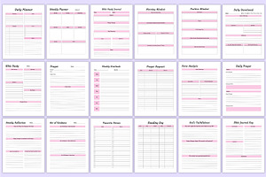 Ultimate Planner Sheets Bundle Canva