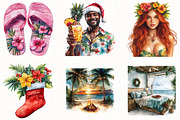 Watercolor Hula Holidays Clipart, an Illustration by OK Design (Thumbnail 5 of 5)