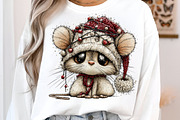Cute Animals Christmas Clipart, a Transportation Illustration by SinaCreation (Thumbnail 4 of 9)