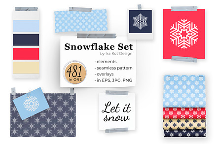 Snowflake Vector Set