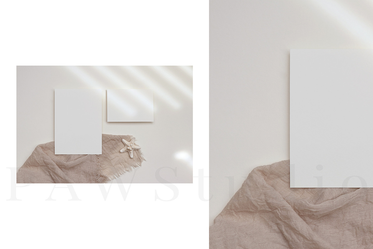 Cards Mockup 5x7 & 5x3.5, a Product Mockup by PawMockups (Photo 2 of 8)
