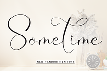Sometime | Script Font
