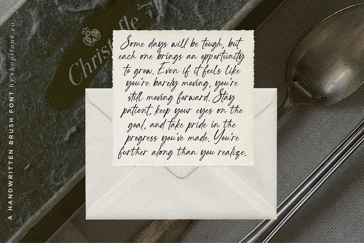 Seraphica Tropise, a Script Font by Shopifont.co (Photo 4 of 13)