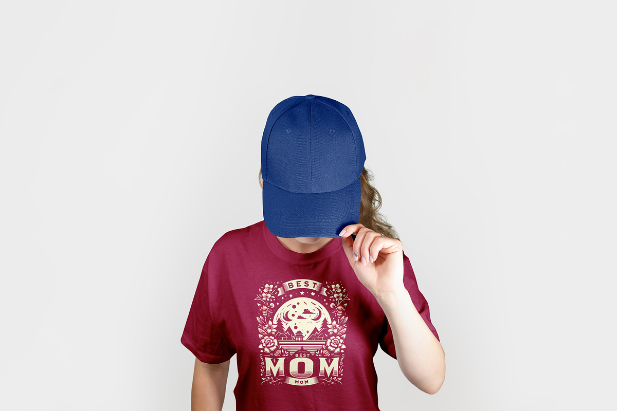 Best Mom Shirt Design | Mother’s Day, a Graphic by Vector Portal (Photo 1 of 5)