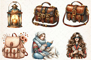 Autumn Clipart Cozy Fall Clipart 01, an Illustration by Libby Wishes (Thumbnail 3 of 7)