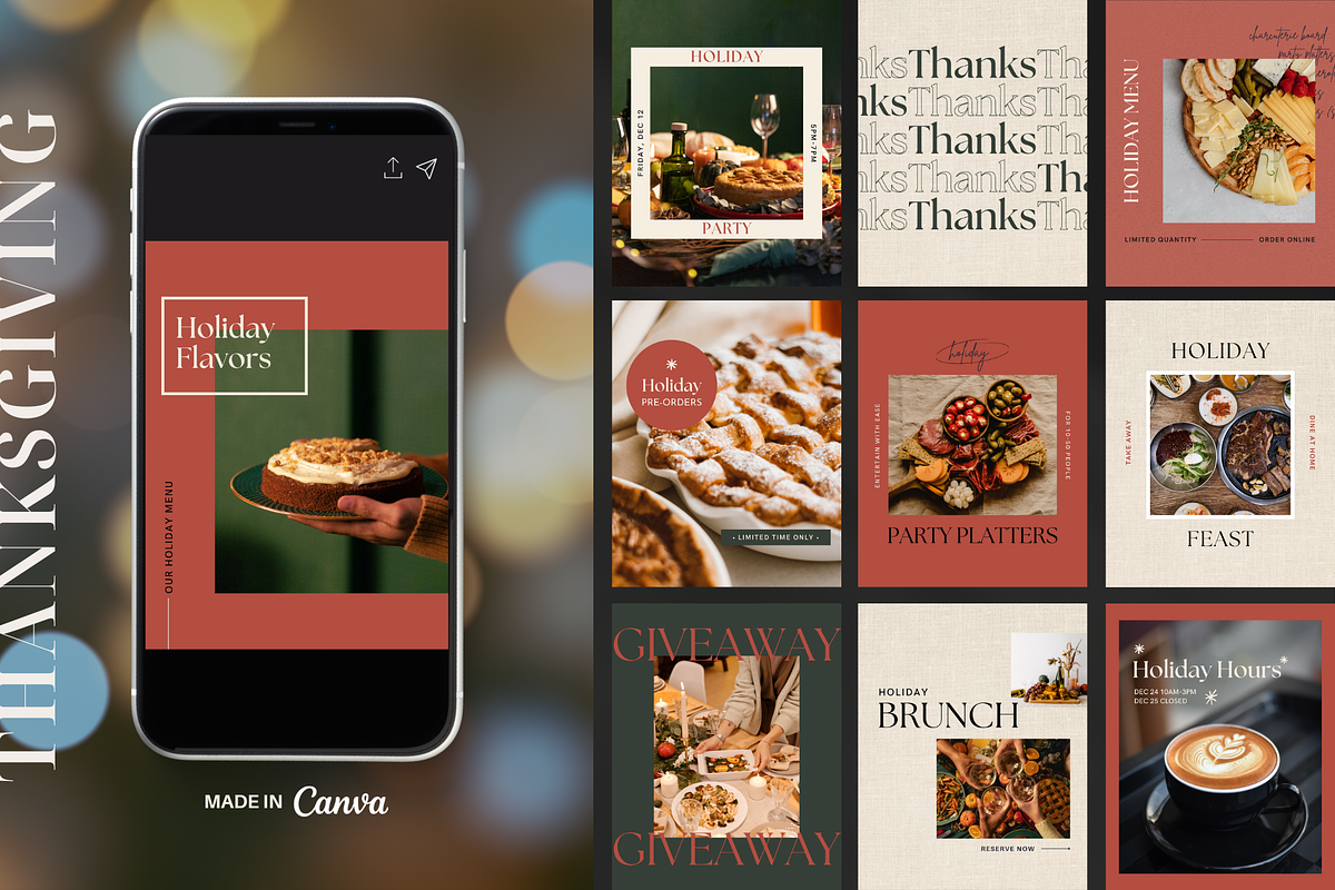 Canva Instagram Kit | Holiday, a Social Media Template by Rose & Co. (Photo 2 of 7)