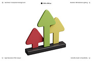 Three Upward Arrows Platform 3D, an Object 3D Model by Wencory (Thumbnail 2 of 2)