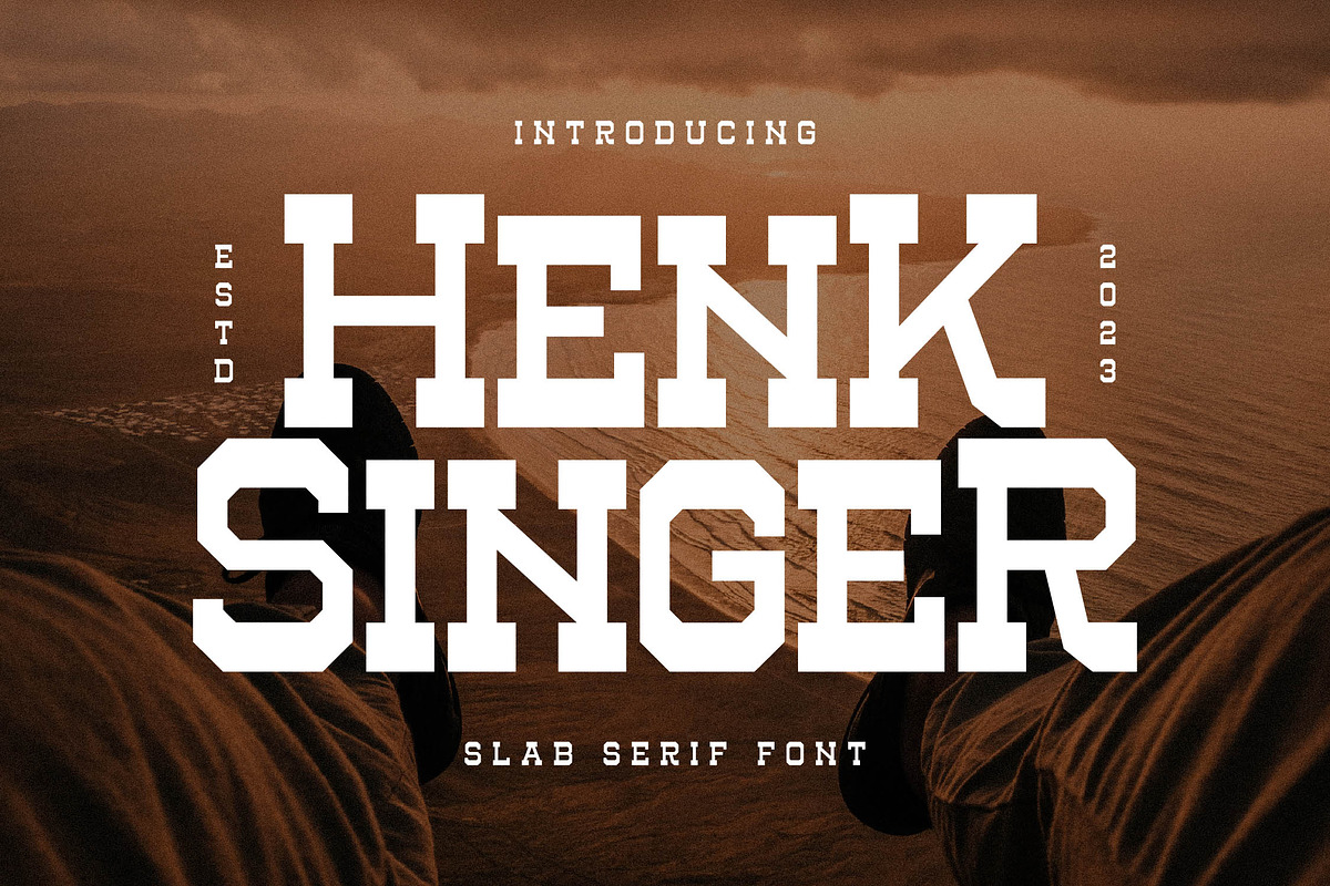 Henk Singer Slab Serif Font, a Slab Serif Font by Storytype Studio (Photo 1 of 15)