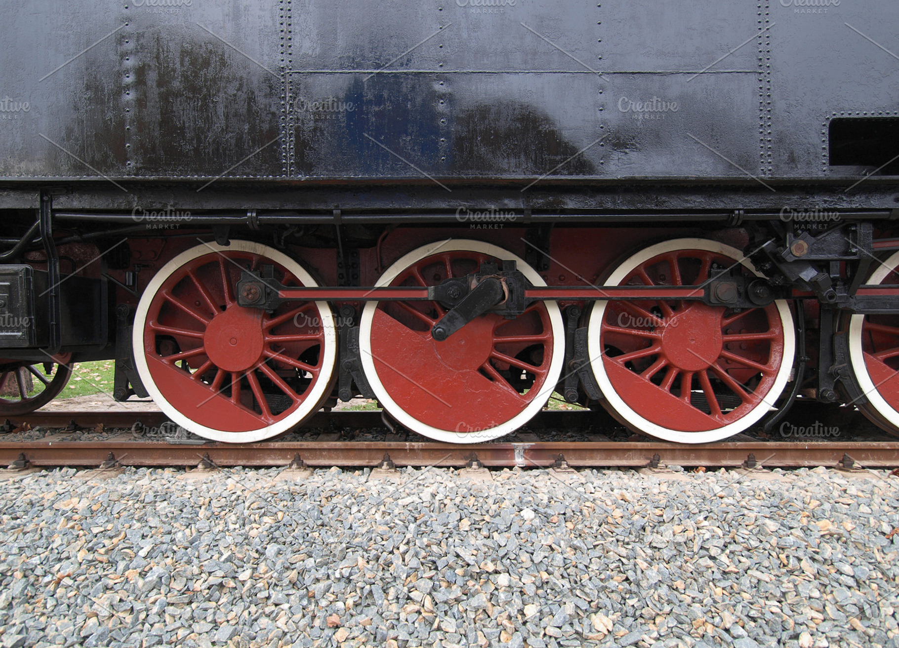 Steam train stock photo containing steam and train