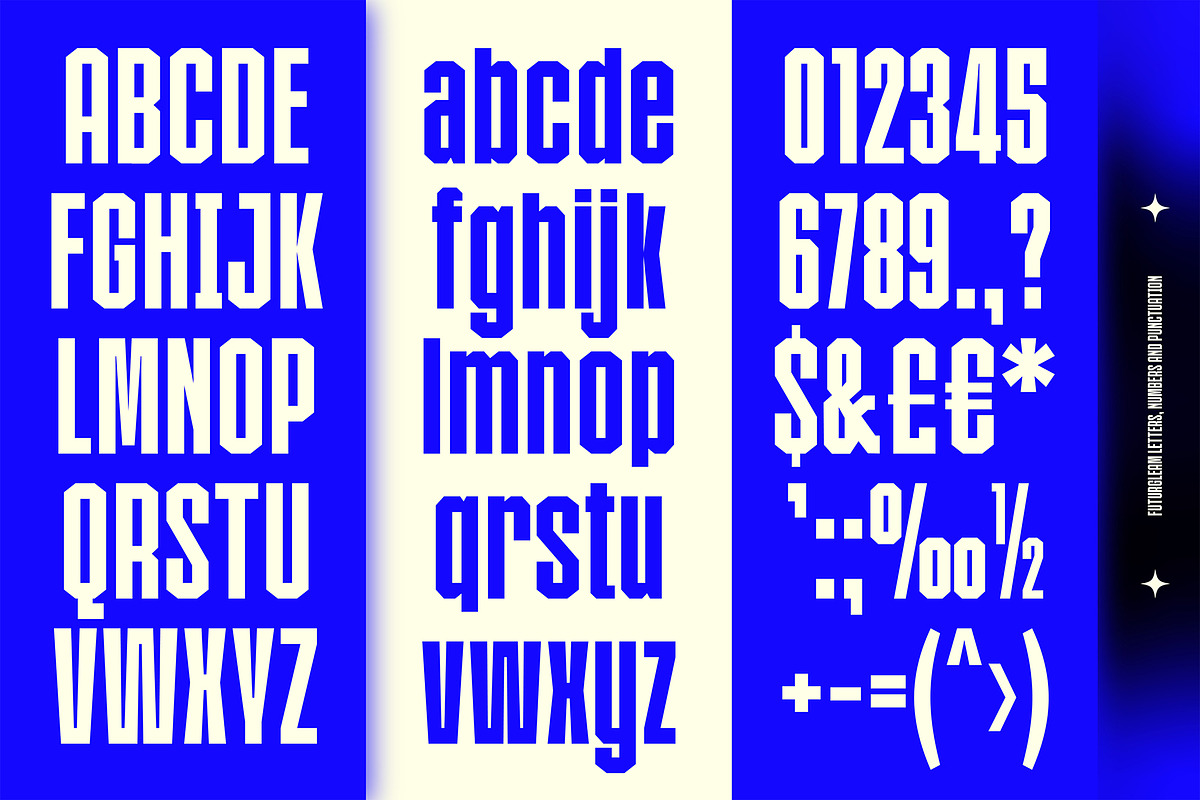 Futurgleam Display Typeface, a Sans Serif Font by graphicook (Photo 2 of 10)