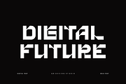 Rosket Techno Font, a Sans Serif Font by QR Design Studio (Thumbnail 3 of 8)