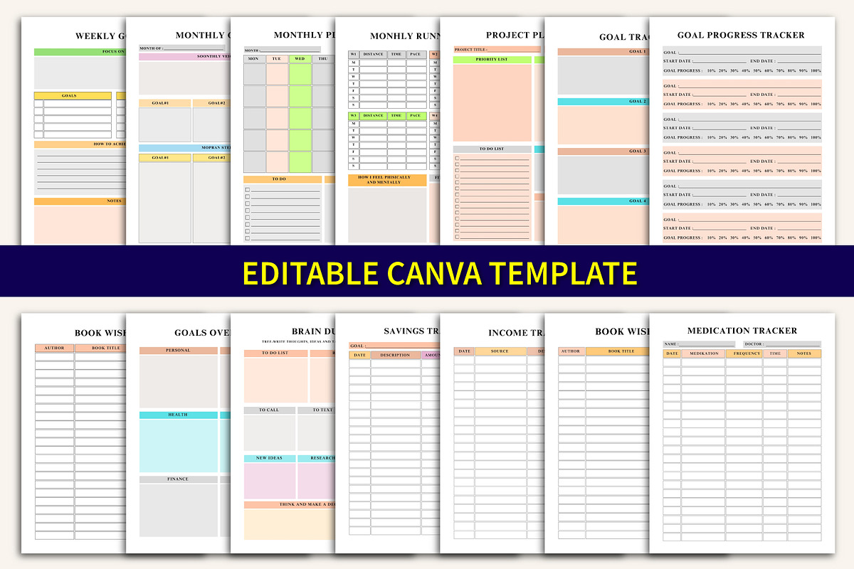 26–2027 Productivity Planner, a Stationery Template by Designmela01 (Photo 6 of 10)