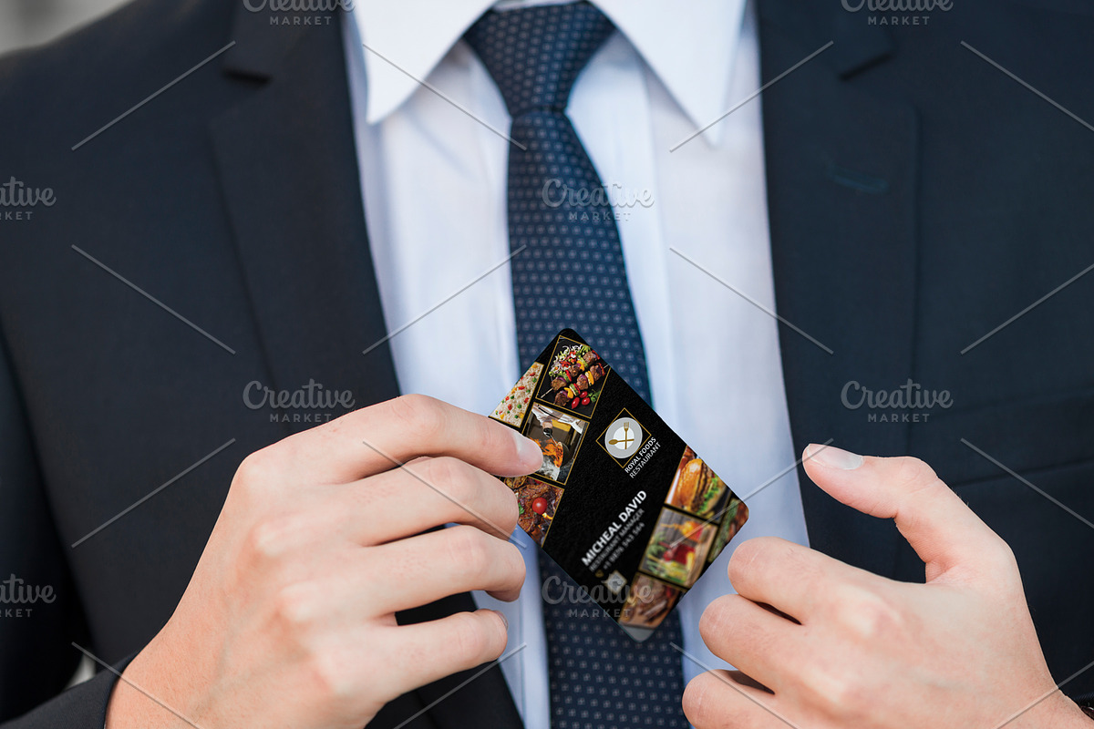 Restaurant Business Card, a Business Card Template by Ample Rising (Photo 4 of 6)
