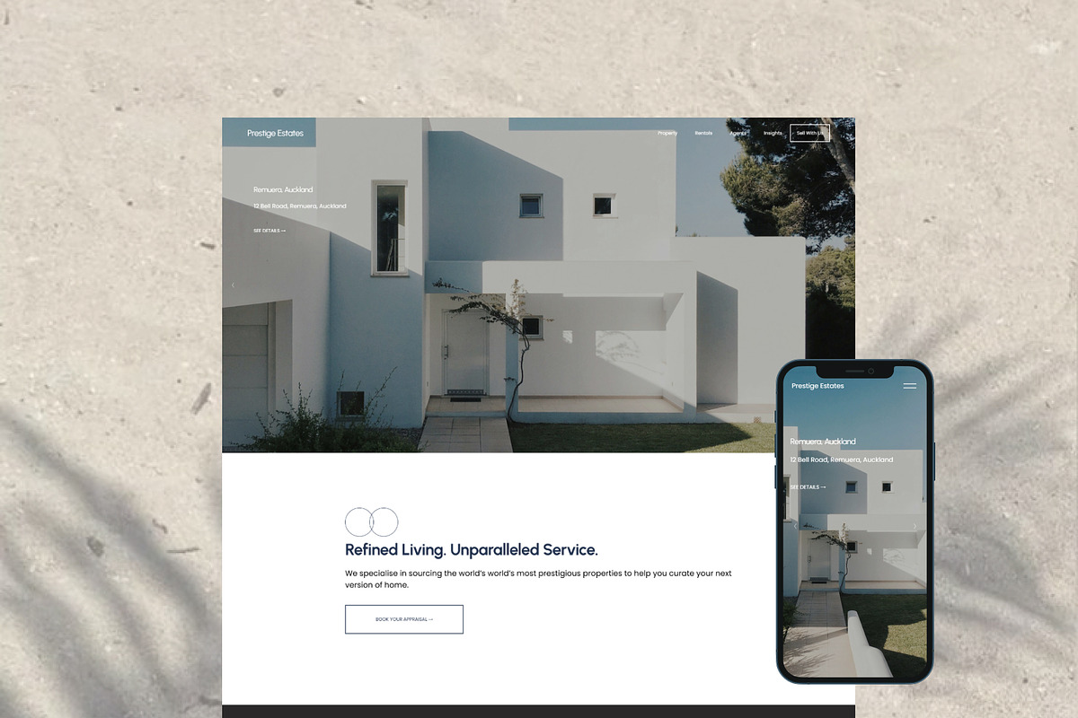 Real Estate Agent Website Template
