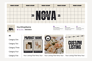 Modern Beige Etsy Shop Kit Template, a Branding & Logo Template by Anna Design Studio (Thumbnail 7 of 8)
