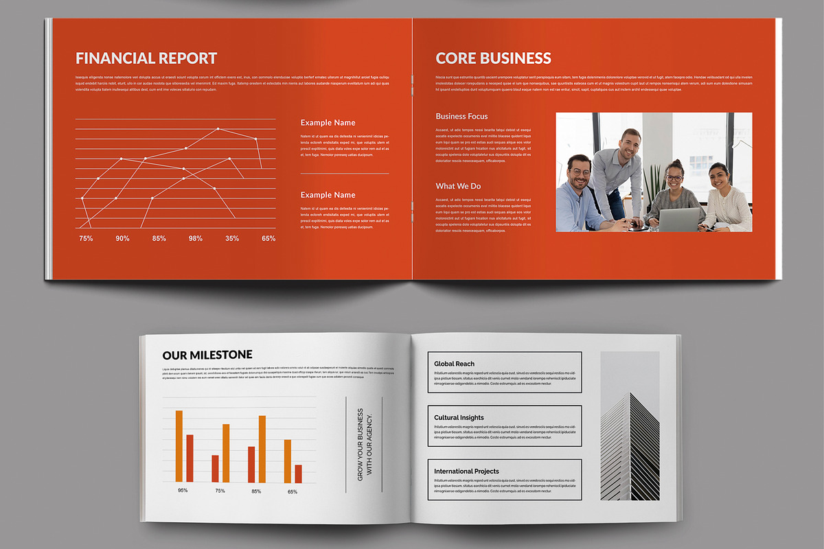 Company Profile Design Layout preview 5