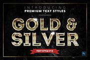 Gold & Silver #6 - 20 Text Styles, a Layer Style Add-On by Jonas Stensgaard (Thumbnail 14 of 23)