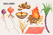 Lohri PNG Clipart, a Seasonal Illustration by Vavavan Artwork (Thumbnail 5 of 5)