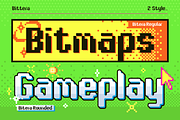 Bittera - Retro 8-bit Pixel, a Sans Serif Font by Artisan Themes (Thumbnail 4 of 11)