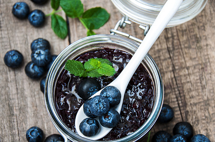 Jam stock photo containing jam and blueberry, a Food & Drink Photo by Olena Rudo