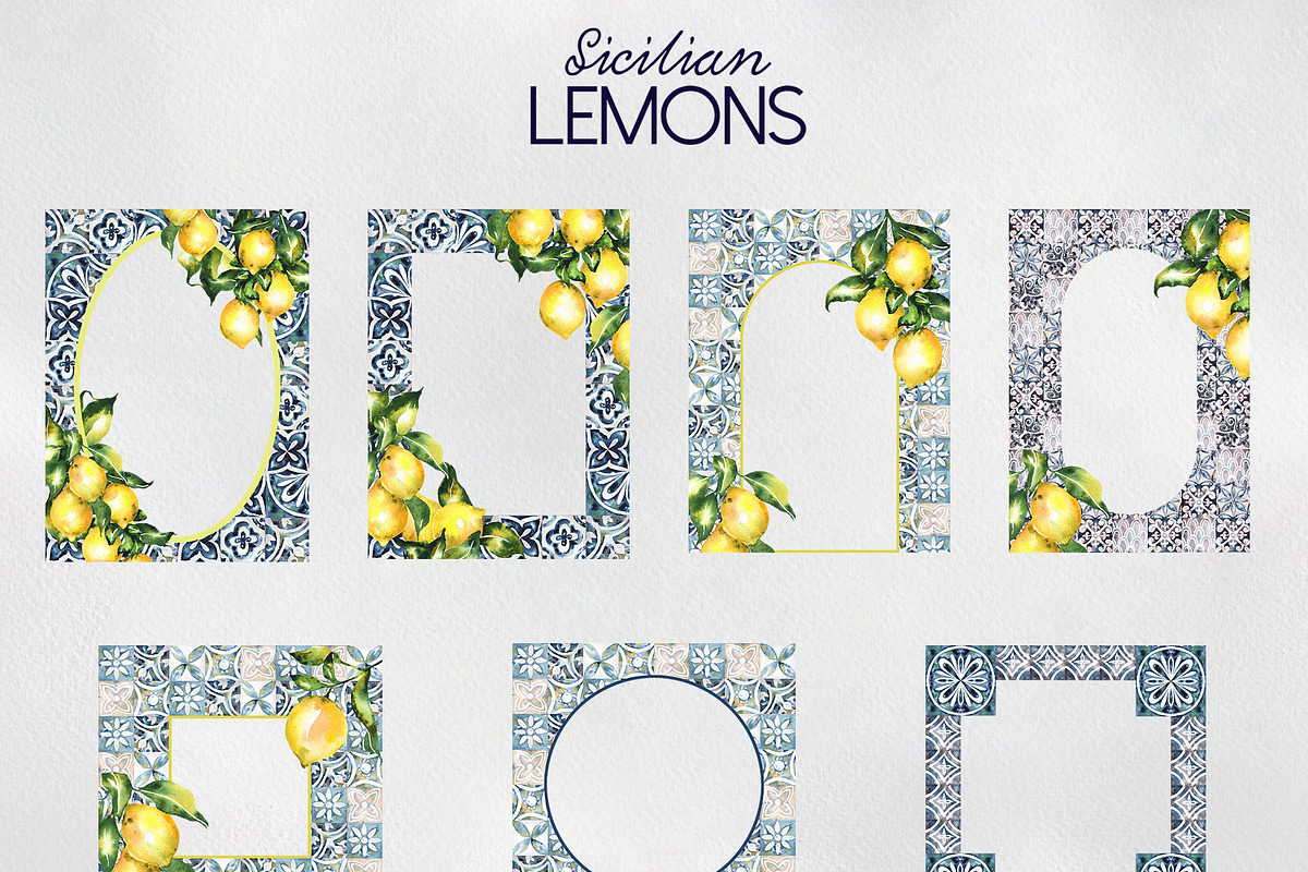 Sicilian lemons, an Education Illustration by LiliaUdod (Photo 4 of 8)