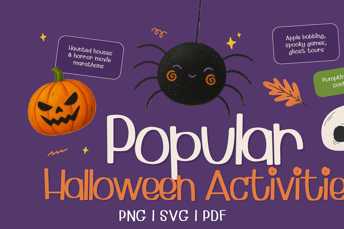 Cute Halloween Clipart Bundle, an Object Graphic by RAHMAT (Photo 8 of 10)