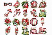 Whimsical Summer Clipart, an Illustration by Libby Wishes (Thumbnail 3 of 4)