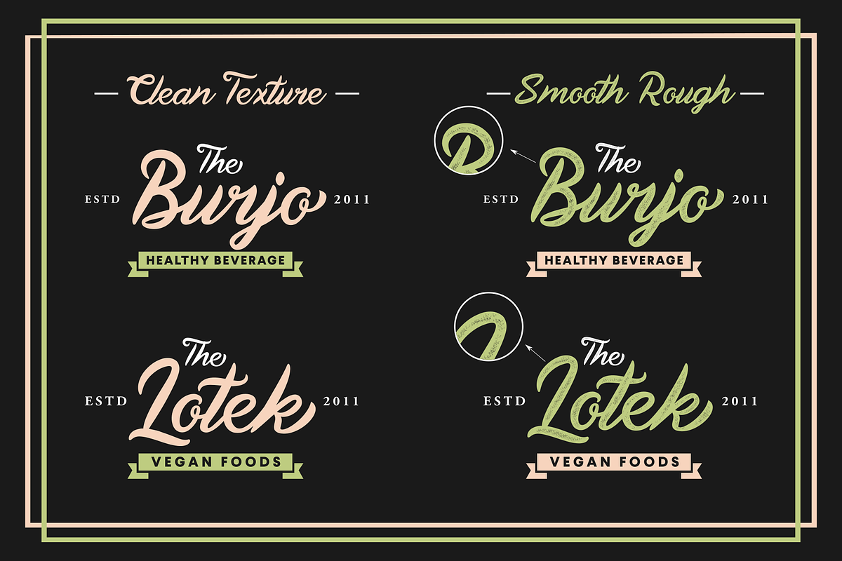 Land Of Laugh -Clean & Rough, a Script Font by Java pep (Photo 16 of 20)