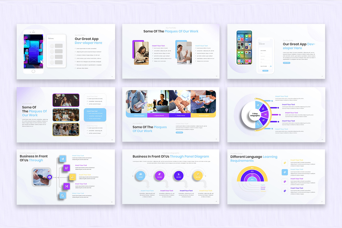 Mobile App Pitch Deck Presentation, a Presentation Template by SlideStack (Photo 4 of 5)