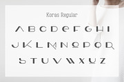 Koras Font, a Symbol Font by Alex Blogoodf (Thumbnail 4 of 8)