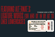 Cinematografica - 7 fonts, a Sans Serif Font by Zetafonts (Thumbnail 3 of 10)