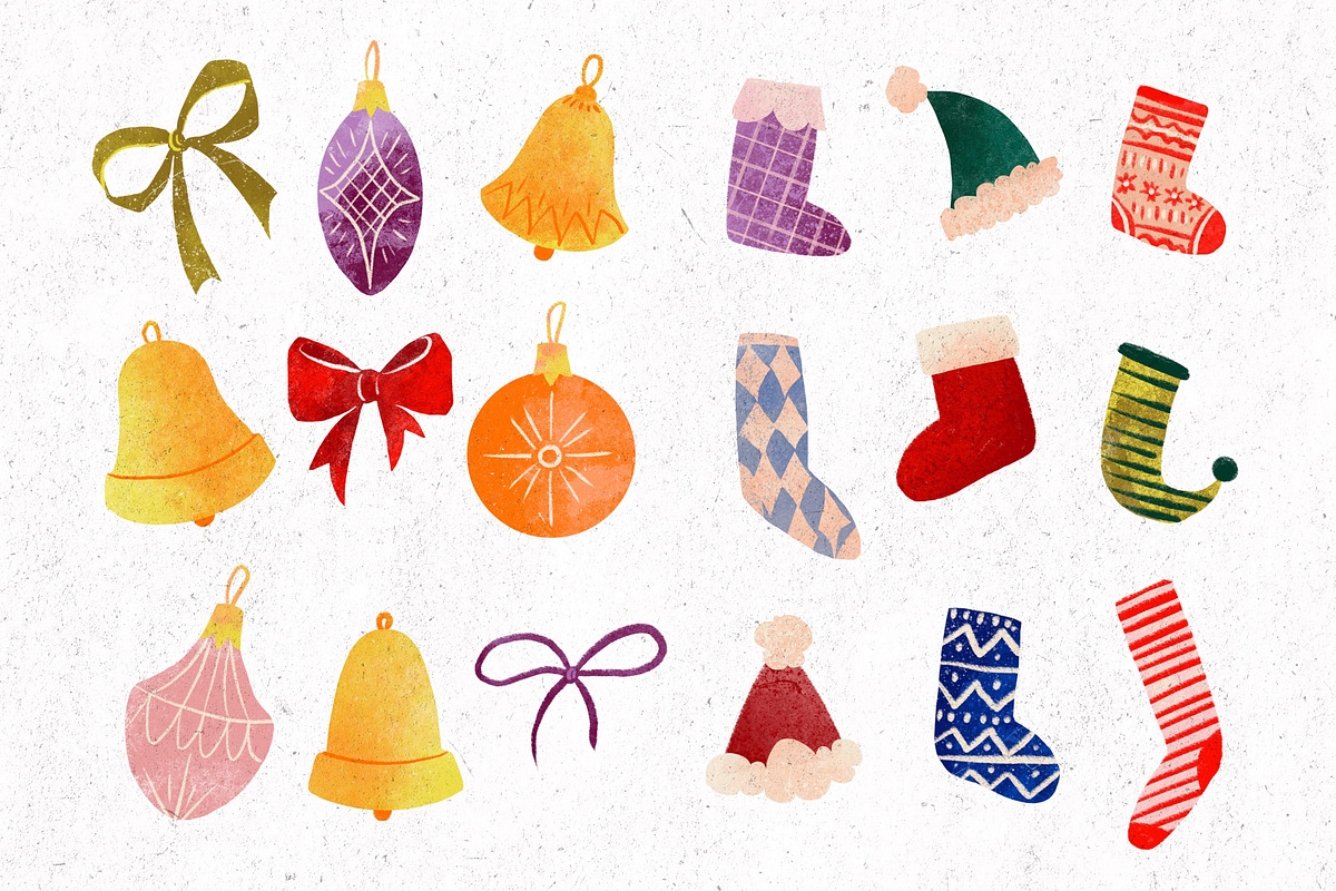 WINTER HOLIDAYS PACK, an Illustration by Maria Summer (Photo 7 of 24)