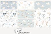 70 pastel marine seamless pattern, a Pattern Graphic by Poppy Lane Studio (Thumbnail 9 of 10)