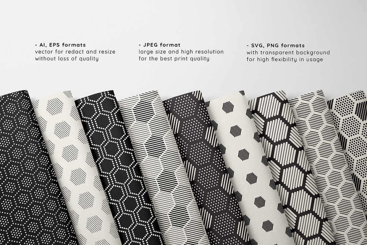 Hexagon | Surface Design, a Pattern Graphic by Curly_Pat (Photo 7 of 8)