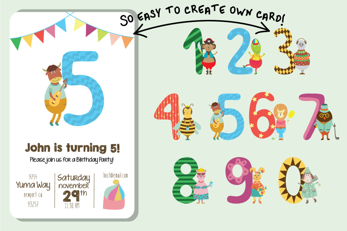 Kids Zoo Alphabet with cute animals!, an Object Graphic by Lana Samokhina (Photo 6 of 7)
