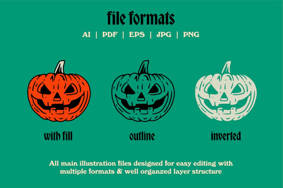 Halloween Madness Graphic Stocks, an Illustration by ARQAM Studio (Photo 3 of 9)