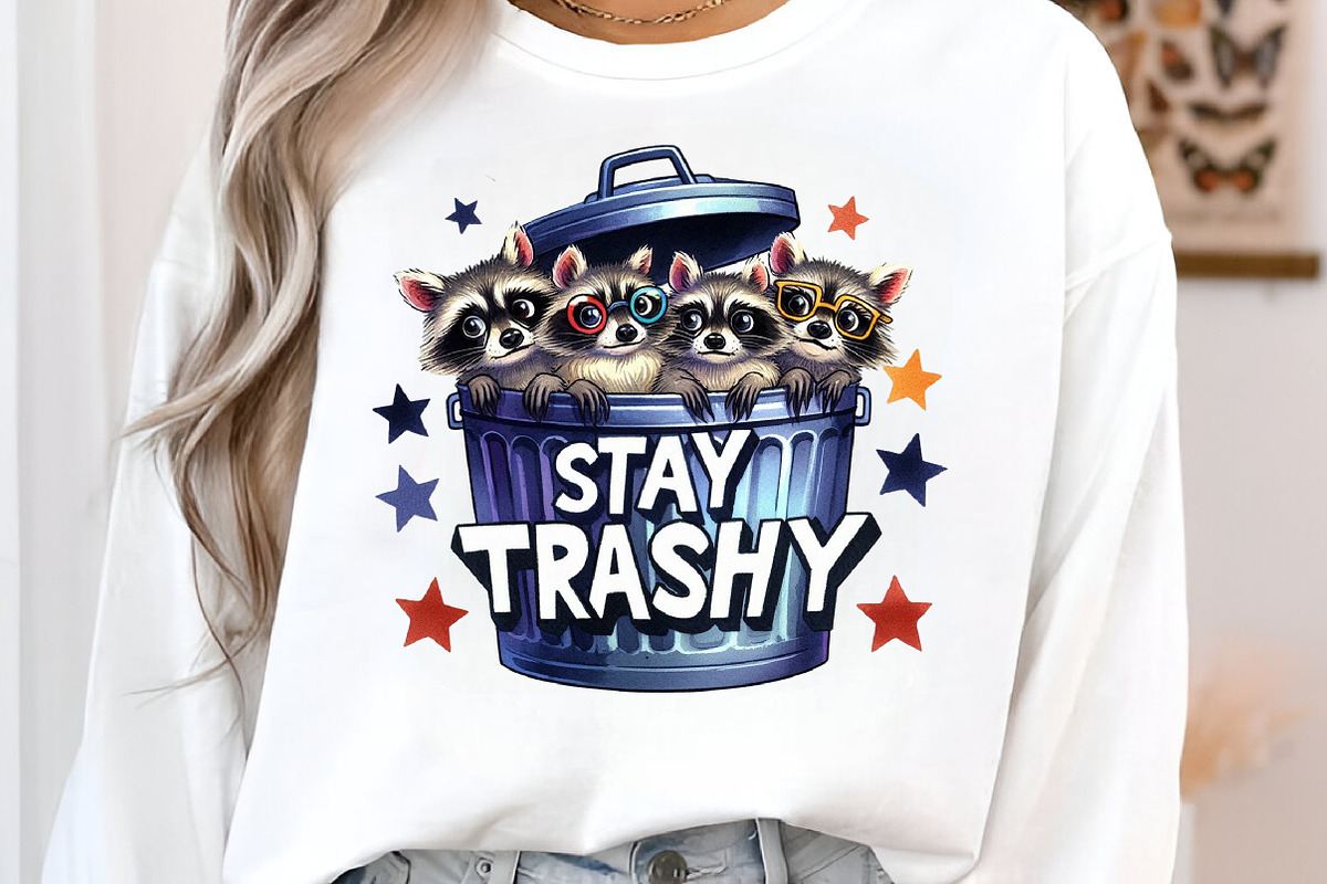 Funny Raccoon PNG Bundle Sublimation, an Illustration by Designworld (Photo 2 of 7)