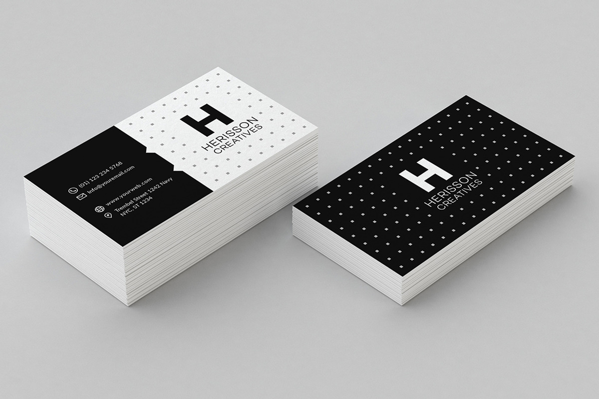 Minimal Business Card Template, a Business Card Template by Shahjhan