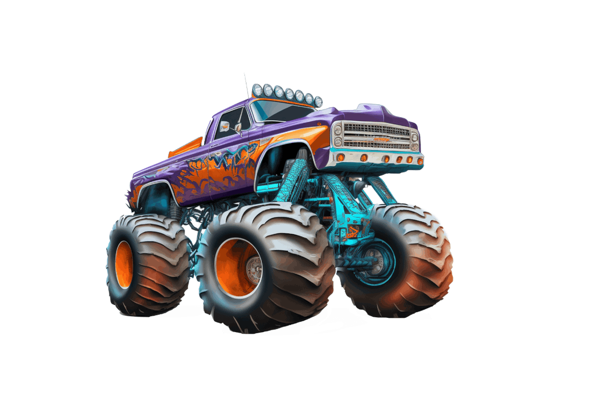 Monster Truck Sublimation Clipart, an Object Graphic by Regulrcrative (Photo 4 of 7)