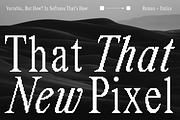 Retro Variable Pixel Font., a Serif Font by That That Creative (Thumbnail 1 of 18)