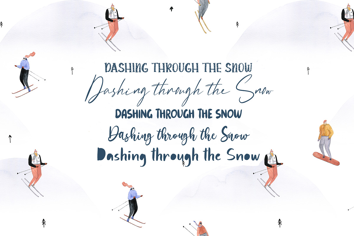 The Holiday Crafting Font Bundle, a Script Font by Lollipop Hand Drawn (Photo 4 of 8)